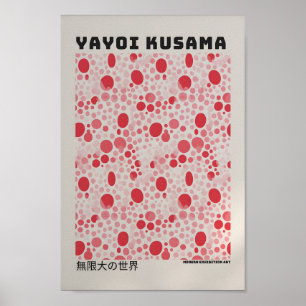 Yayoi Kusama Poster - Abstracte Yayoi Kusama Print