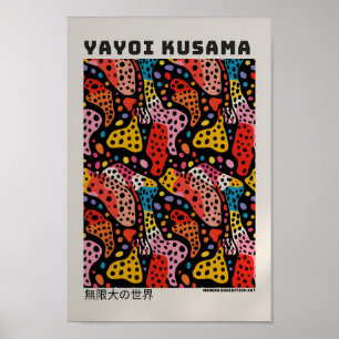 Yayoi Kusama Poster - Abstracte Yayoi Kusama Print