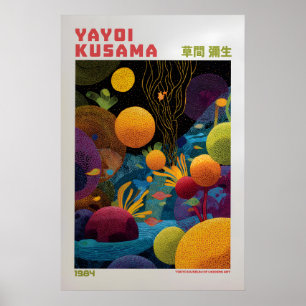 Yayoi Kusama Poster - Door Yayoi Kusama Geïnspiree
