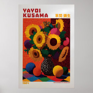 Yayoi Kusama Poster - Yayoi Kusama Geïnspireerd