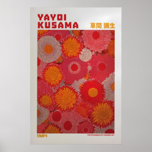Yayoi Kusama Poster - Yayoi Kusama Geïnspireerde B