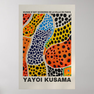 Yayoi Kusama Print - Abstract Yayoi Kusama Poster