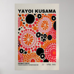Yayoi Kusama Print - Abstract Yayoi Kusama Poster