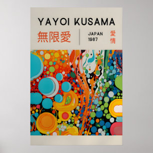 Yayoi Kusama Print - Japanse Wandkunst - Huis Muur