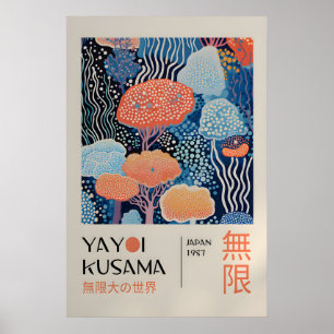 Yayoi Kusama Print - Japanse Wandkunst - Huis Muur