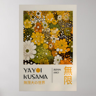Yayoi Kusama Print - Japanse Wandkunst - Huis Muur