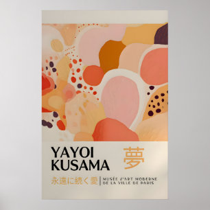 Yayoi Kusama Print - Japanse Wandkunst - Huis Muur