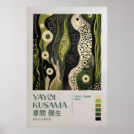 Yayoi Kusama Print, Modern Art Print, Yayoi Kusama Poster