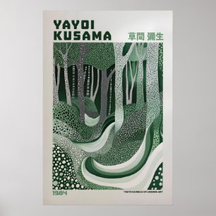 Yayoi Kusama Print, Moderne Kunst Print, Maximalis Poster