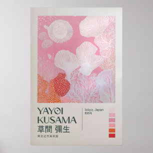 Yayoi Kusama Print, Moderne Kunst Print, Woonkamer Poster