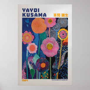 Yayoi Kusama Print, Moderne Kunstprint, Maximalist Poster