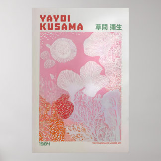 Yayoi Kusama Print, Moderne Kunstprint, Maximalist Poster