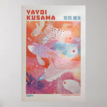 Yayoi Kusama Print, Moderne Kunstprint, Yayoi Kusa