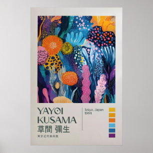 Yayoi Kusama Print, Moderne Kunstprint, Yayoi Kusa Poster
