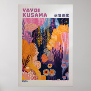 Yayoi Kusama Print, Moderne Kunstprint, Yayoi Kusa Poster