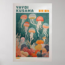 Yayoi Kusama Print, Moderne Kunstprint, Yayoi Kusa