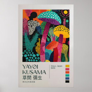 Yayoi Kusama Print, Moderne Kunstprint, Yayoi Kusa Poster
