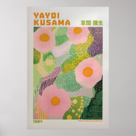 Yayoi Kusama Print, Moderne Kunstprint, Yayoi Kusa Poster