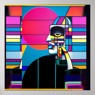 YB1 - Ken Gage Nieuw Wave Album Hoesje Art Poster