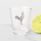 Ybor City Rooster Shot Glas (Achterkant)
