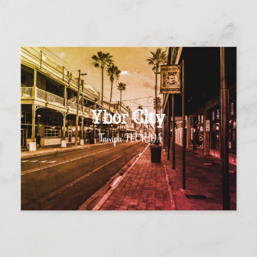 Ybor City, Tampa FLORIDA Briefkaart (Voorkant)