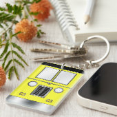 Ye Old Bus ( kleur) Sleutelhanger (Voorkant Rechts)