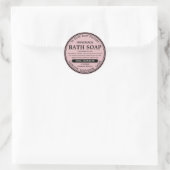 Ye Olde Zeep Factory Handgemaakte Ronde Zeep Label (Tas)