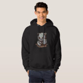 Yeah Yeah I Love You Too Whatever Cat Hoodie (Voorkant volledig)