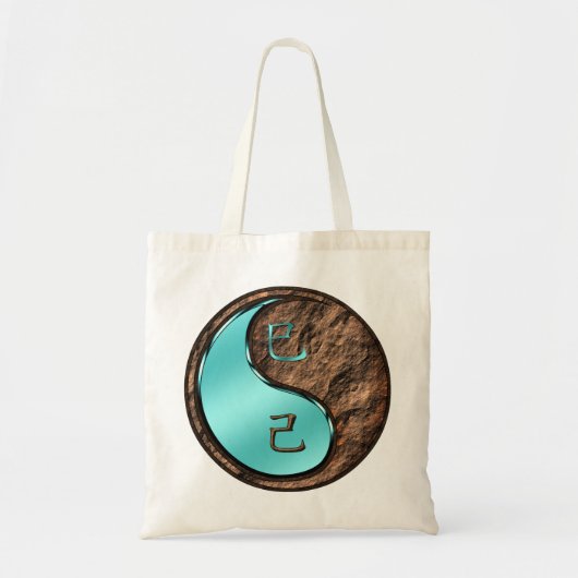 Year of the Earth Snake Tote Bag (Voorkant)
