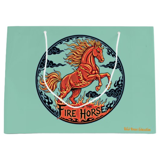 Year of the Fire Horse Groot Cadeauzakje (Voorkant)