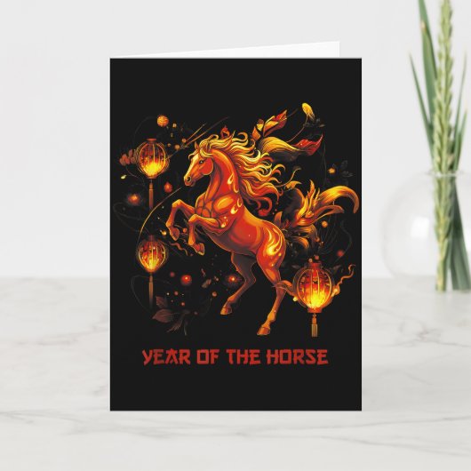 Year Of The Horse 2026 _3  Kaart (Voorkant)