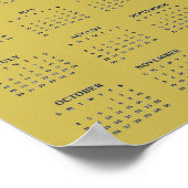 Year of the Horse 2026 Calendar Poster (Coin)