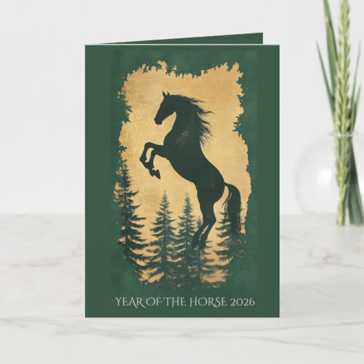 Year of the Horse 2026 Card Kaart (Voorkant)