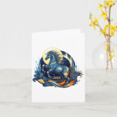 Year Of The Horse 2026 Chinese Lunar Zodiac Appare Kaart (Gele Bloem)