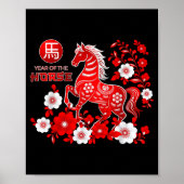 Year Of The Horse Chinese New Year 2026 Poster (Voorkant)