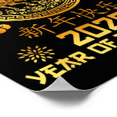 Year Of The Horse Lunar New Year Chinese New Year Poster (Hoek)