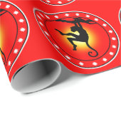 Year of the Monkey Cadeaupapier (Rol Hoek)