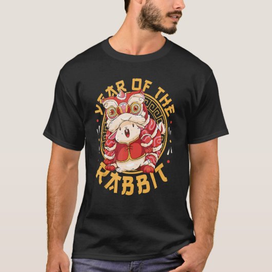 Year Of The Rabbit Chinese New Year T-shirt (Voorkant)