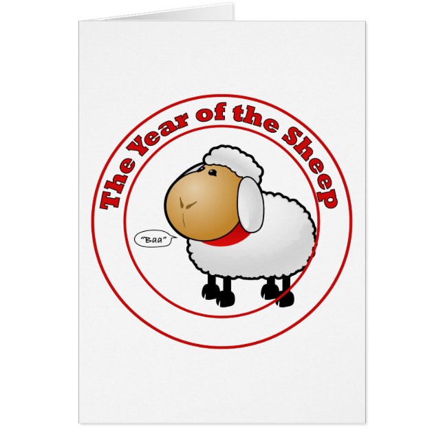 Year of the Sheep Cartoon (Devant)