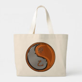 Year of the Wood Rabbit Grote Tote Bag (Achterkant)