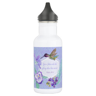 Year text JW watercolors Waterfles