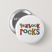 Yearbook Rocks Ronde Button 5,7 Cm (Voorkant /achterkant)