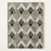 Yearly Modern Marble  Date Planner (Achterkant)