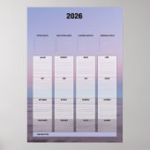 Yearly Planner Poster (Voorkant)