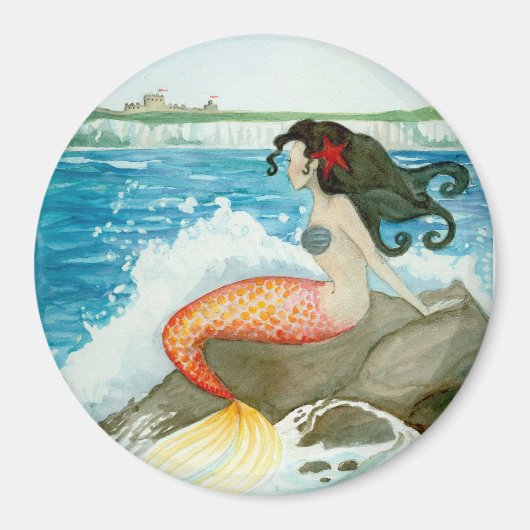 Yearning Little Mermaid Art Magnet (Devant)