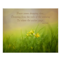 Yeats Citation Matin Sunshine Poster