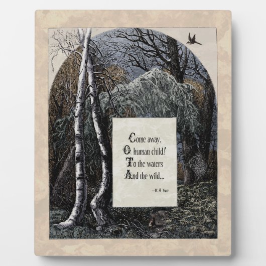 Yeats "L'Enfant Volé" Plaque Victorienne 8x10 Art (Devant)