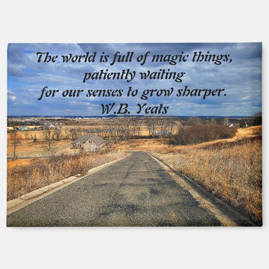 Yeats Quote Magnet Magneet (Voorkant)