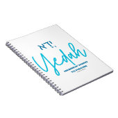 Yedah Hebreeuws Woord voor Lof Notitieboek (Rechterzijde)