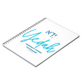 Yedah Hebreeuws Woord voor Lof Notitieboek (Linkerzijde)